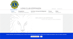 Desktop Screenshot of lions-goeppingen.de